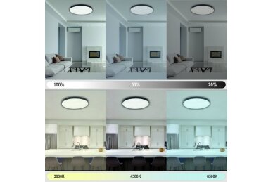 Czarna lampa sufitowa LED „BOSTON” 2×60W 3 Czarna lampa sufitowa LED „BOSTON” 2×60W 3