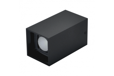Czarna lampa sufitowa LED „TANGA” 12W 1