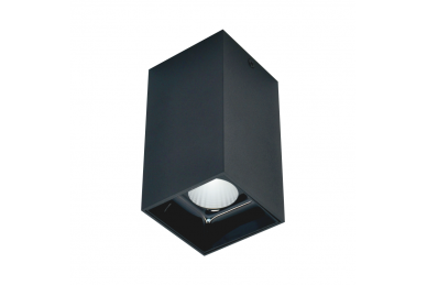 Czarna lampa sufitowa LED „TANGA” 12W 2