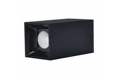 Czarna lampa sufitowa LED „TANGA” 12W 3