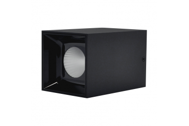 Czarna lampa sufitowa LED „TANGA” 15W 2