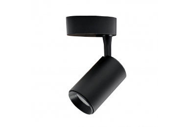 Czarna lampa sufitowa LED „TELA” 10W-3000K