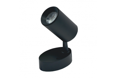 Czarna lampa sufitowa LED „TELA” 7W-3000K 7