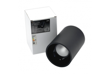Czarna lampa sufitowa LED „TULSA” 20W 5 Czarna lampa sufitowa LED „TULSA” 20W 5