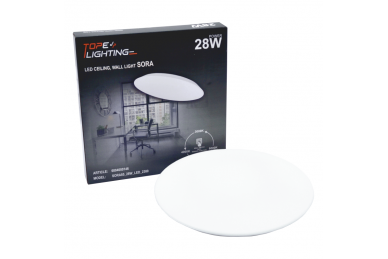 Sufitowo-ścienna lampa LED „SORA” 28W 6