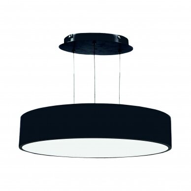 Ceiling round black LED luminaire "MORA" 40W
