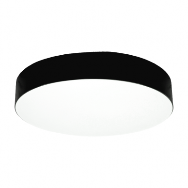 Ceiling round black LED luminaire "MORA" 60W 1