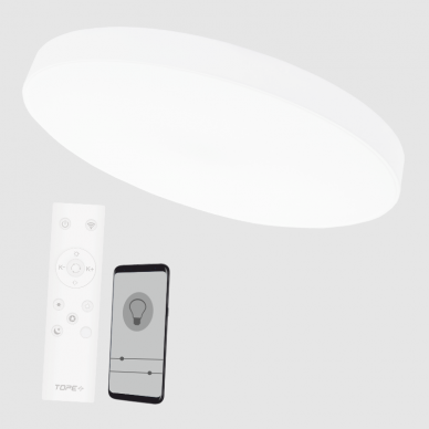 Lubinis baltas LED šviestuvas "BOSTON" 2x60W 4 Lubinis baltas LED šviestuvas "BOSTON" 2x60W 4