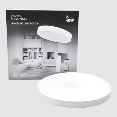 Ümmargune valge LED-valgusti "BOSTON" 2x60W 13 Ümmargune valge LED-valgusti "BOSTON" 2x60W 13