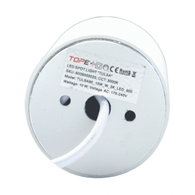LED laevalgusti valge "TULSA" 10W 4 LED laevalgusti valge "TULSA" 10W 4