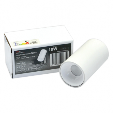 Plafonveida balts LED gaismeklis "TULSA" 10W 5 Plafonveida balts LED gaismeklis "TULSA" 10W 5