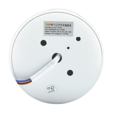 Plafonveida balts LED gaismeklis "TULSA" 15W 4 Plafonveida balts LED gaismeklis "TULSA" 15W 4