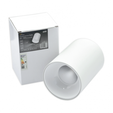 LED laevalgusti valge "TULSA" 20W 5 LED laevalgusti valge "TULSA" 20W 5
