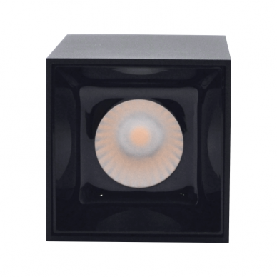 Lubinis juodas LED šviestuvas "TANGA" 12W 4 Lubinis juodas LED šviestuvas "TANGA" 12W 4