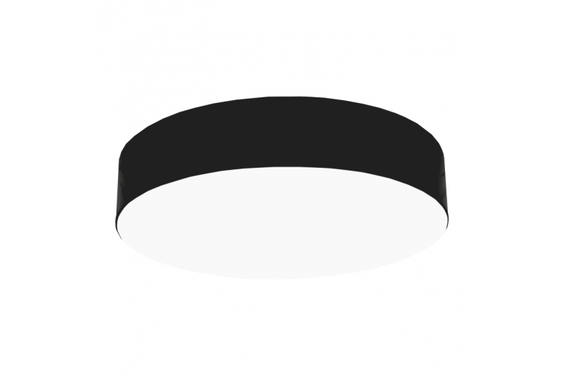 Okrągła czarna oprawa sufitowa LED „MORA” 40W 1 Okrągła czarna oprawa sufitowa LED „MORA” 40W 1