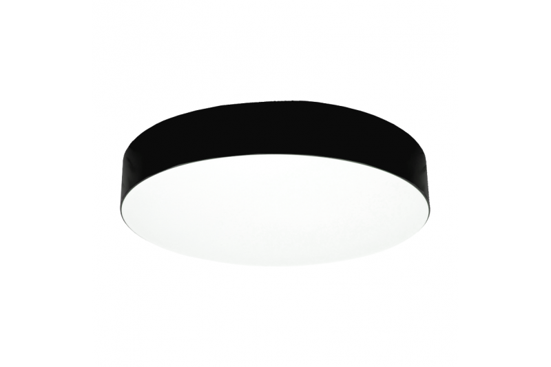 Okrągła czarna oprawa sufitowa LED „MORA” 60W 1 Okrągła czarna oprawa sufitowa LED „MORA” 60W 1