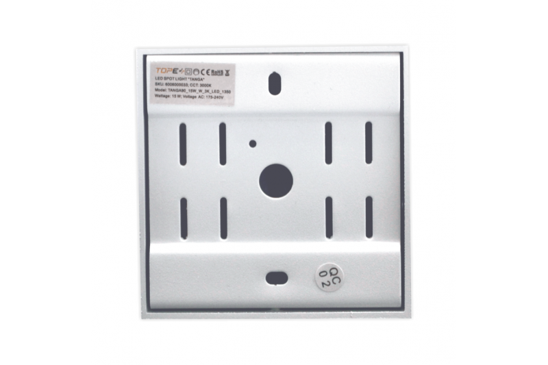 Biała lampa sufitowa LED „TANGA” 15W 4