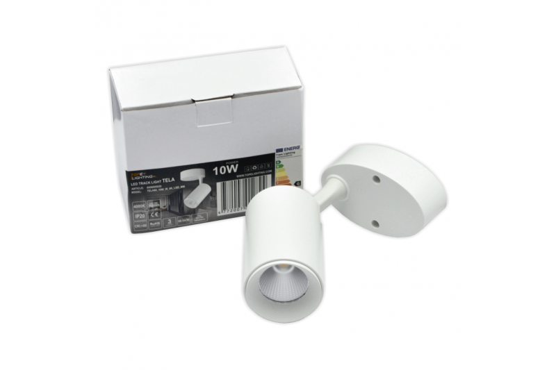 Biała lampa sufitowa LED „TELA” 10W-4000K 10 Biała lampa sufitowa LED „TELA” 10W-4000K 10