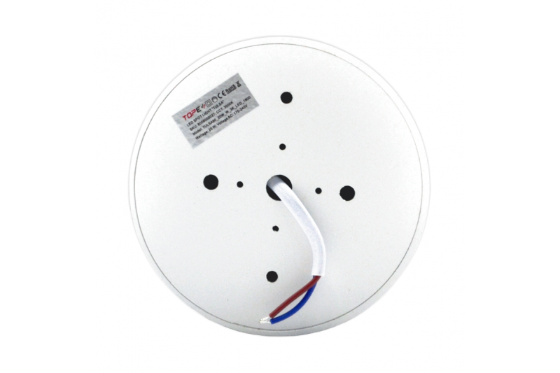 Biała lampa sufitowa LED „TULSA” 20W 4 Biała lampa sufitowa LED „TULSA” 20W 4