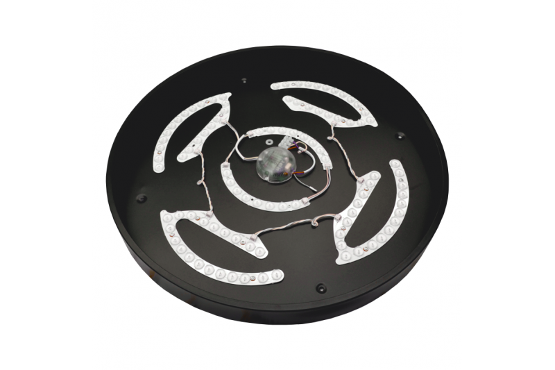 Czarna lampa sufitowa LED „BOLTON” 60W 7 Czarna lampa sufitowa LED „BOLTON” 60W 7