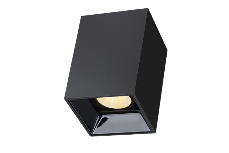 Czarna lampa sufitowa LED „TANGA” 12W