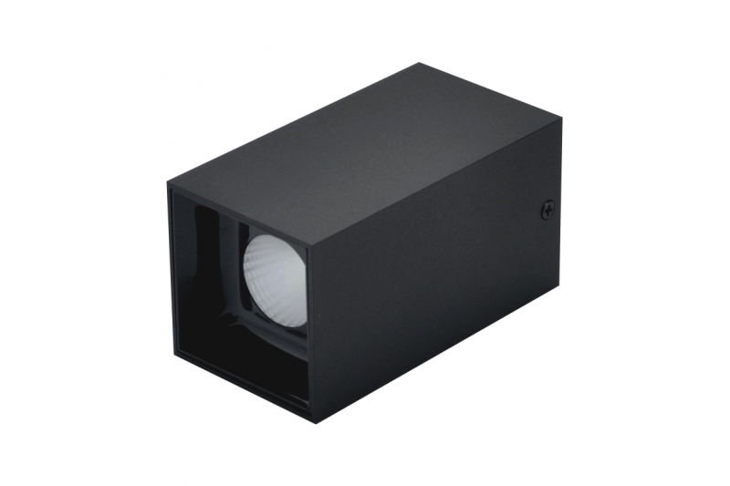 Czarna lampa sufitowa LED „TANGA” 12W 1