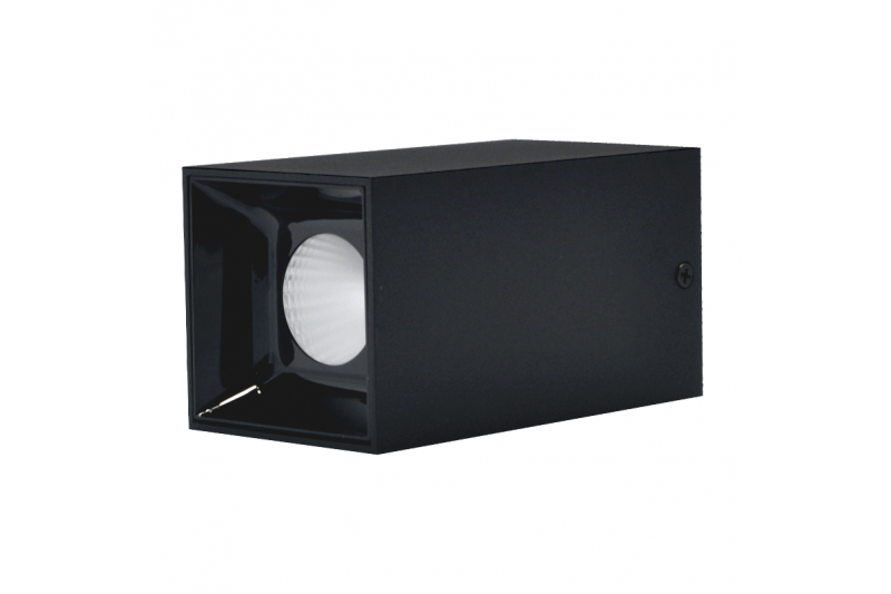 Czarna lampa sufitowa LED „TANGA” 12W 3