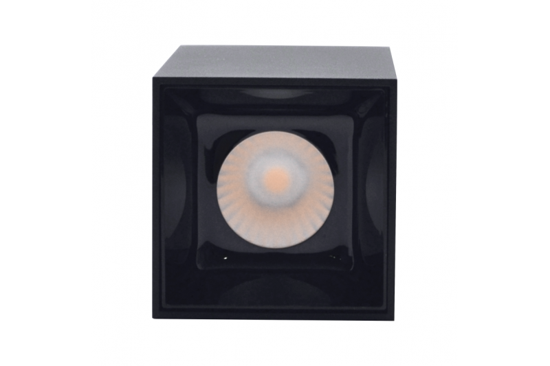 Czarna lampa sufitowa LED „TANGA” 12W 4