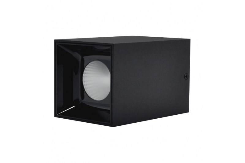 Czarna lampa sufitowa LED „TANGA” 15W 2