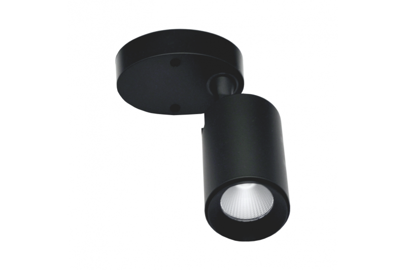 Czarna lampa sufitowa LED „TELA” 10W-3000K 2