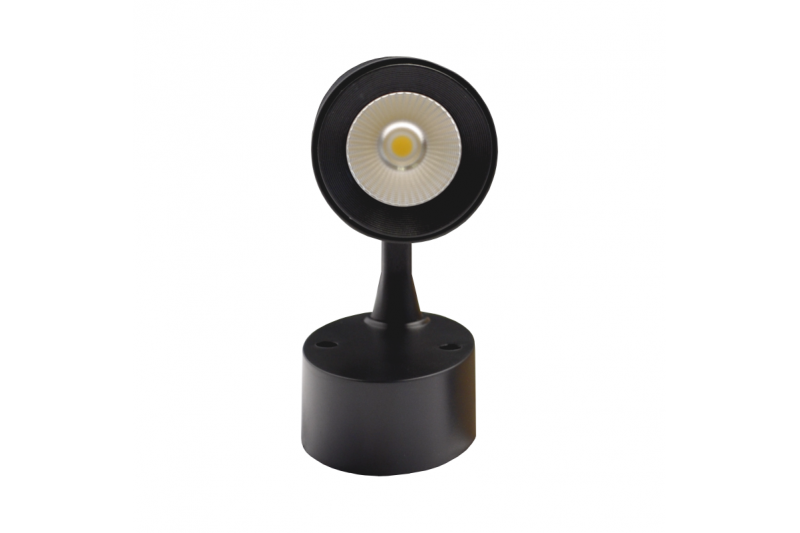 Czarna lampa sufitowa LED „TELA” 10W-3000K 6