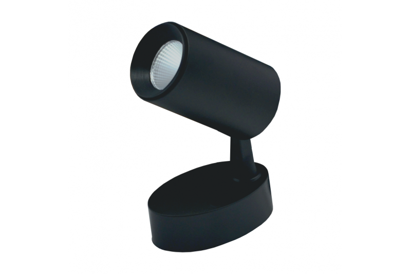 Czarna lampa sufitowa LED „TELA” 10W-3000K 7