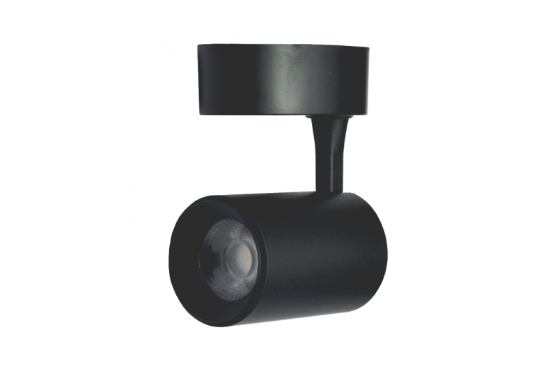 Czarna lampa sufitowa LED „TELA” 7W-3000K 8