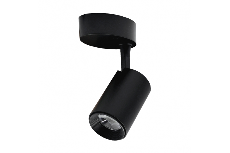 Czarna lampa sufitowa LED „TELA” 7W-3000K