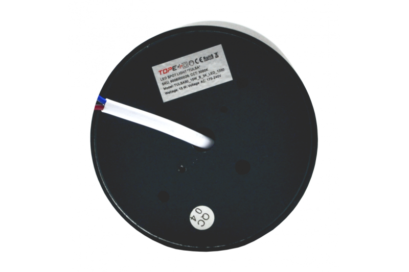 Czarna lampa sufitowa LED „TULSA” 15W 3 Czarna lampa sufitowa LED „TULSA” 15W 3
