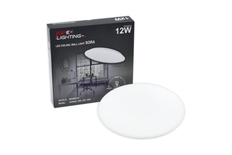 Sufitowo-ścienna lampa LED „SORA” 12W 7