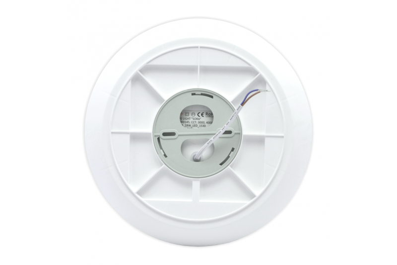 Oprawa LED sufitowo-ścienna z czujnikiem mikrofalowym „SORASENS” 18W 6 Oprawa LED sufitowo-ścienna z czujnikiem mikrofalowym „SORASENS” 18W 6