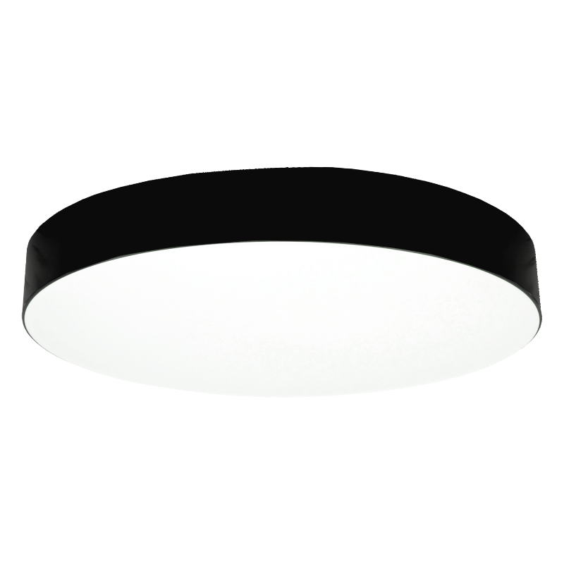 Ümmargune must LED-valgusti "MORA" 70W 1 Ümmargune must LED-valgusti "MORA" 70W 1