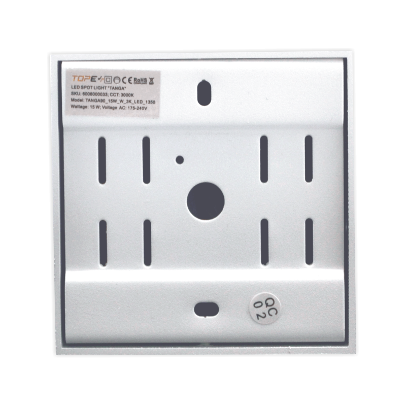 Lubinis baltas LED šviestuvas "TANGA" 15W 4 Lubinis baltas LED šviestuvas "TANGA" 15W 4
