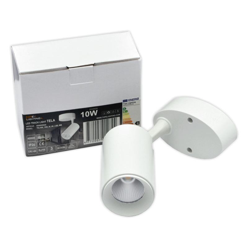 Lubinis baltas LED šviestuvas "TELA" 10W-4000K 10 Lubinis baltas LED šviestuvas "TELA" 10W-4000K 10