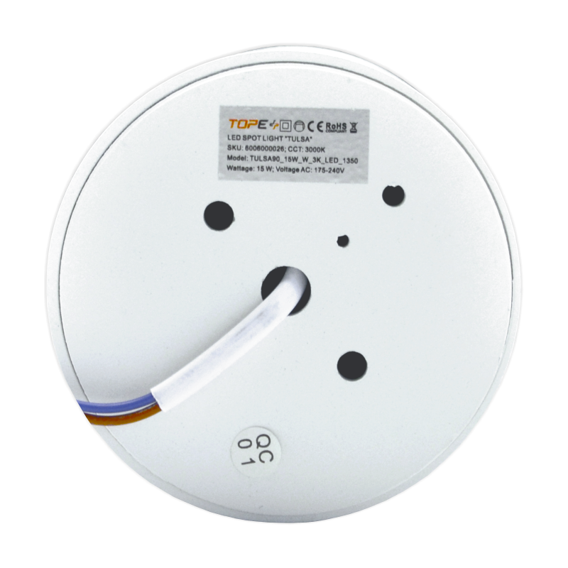 Plafonveida balts LED gaismeklis "TULSA" 15W 4 Plafonveida balts LED gaismeklis "TULSA" 15W 4