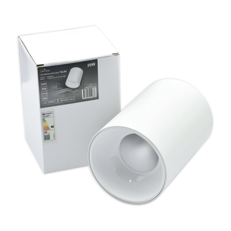 LED laevalgusti valge "TULSA" 20W 5 LED laevalgusti valge "TULSA" 20W 5