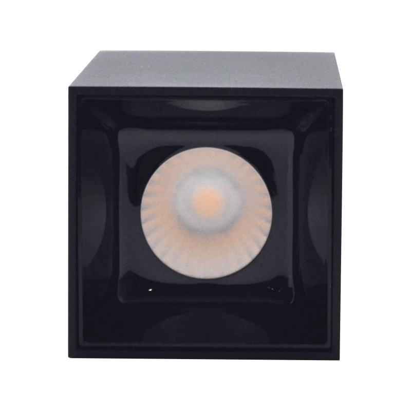 Black LED ceiling light "TANGA" 12W 4 Black LED ceiling light "TANGA" 12W 4