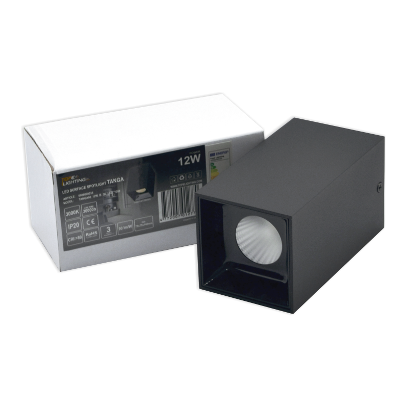 LED laevalgusti must "TANGA" 12W 6 LED laevalgusti must "TANGA" 12W 6
