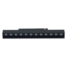 Magnetinės LED sistemos juodas akcentinis šviestuvas "TAMPA" 12W (fiksuotas)