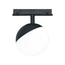 Magnetinės LED sistemos juodas apvalus akcentinis šviestuvas "TAMPA" 7W