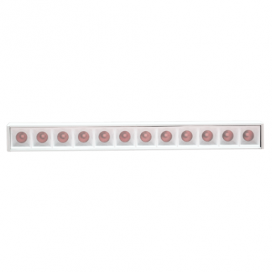 Magnetinės LED sistemos baltas akcentinis šviestuvas "TAMPA" 12W (fiksuotas) 2
