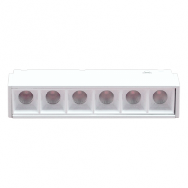 Magnetinės LED sistemos baltas akcentinis šviestuvas "TAMPA" 6W (fiksuotas) Magnetinės LED sistemos baltas akcentinis šviestuvas "TAMPA" 6W (fiksuotas)