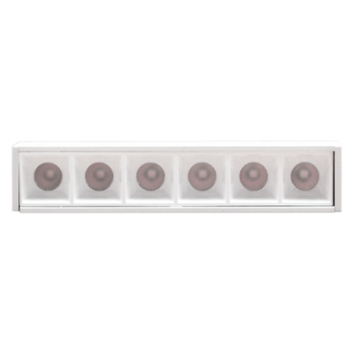 Magnetinės LED sistemos baltas akcentinis šviestuvas "TAMPA" 6W (fiksuotas) 2 Magnetinės LED sistemos baltas akcentinis šviestuvas "TAMPA" 6W (fiksuotas) 2