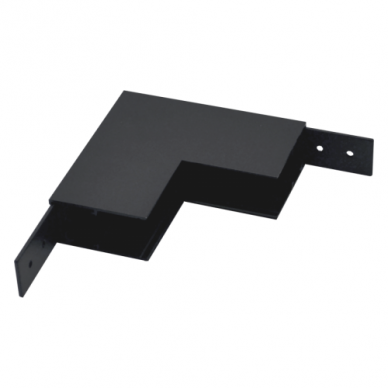 Magnetic LED system black surface corner connector for ceiling and wall "TAMPA" 1